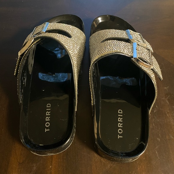 Torrid Rhinestone Jelly Slides - Picture 2 of 7